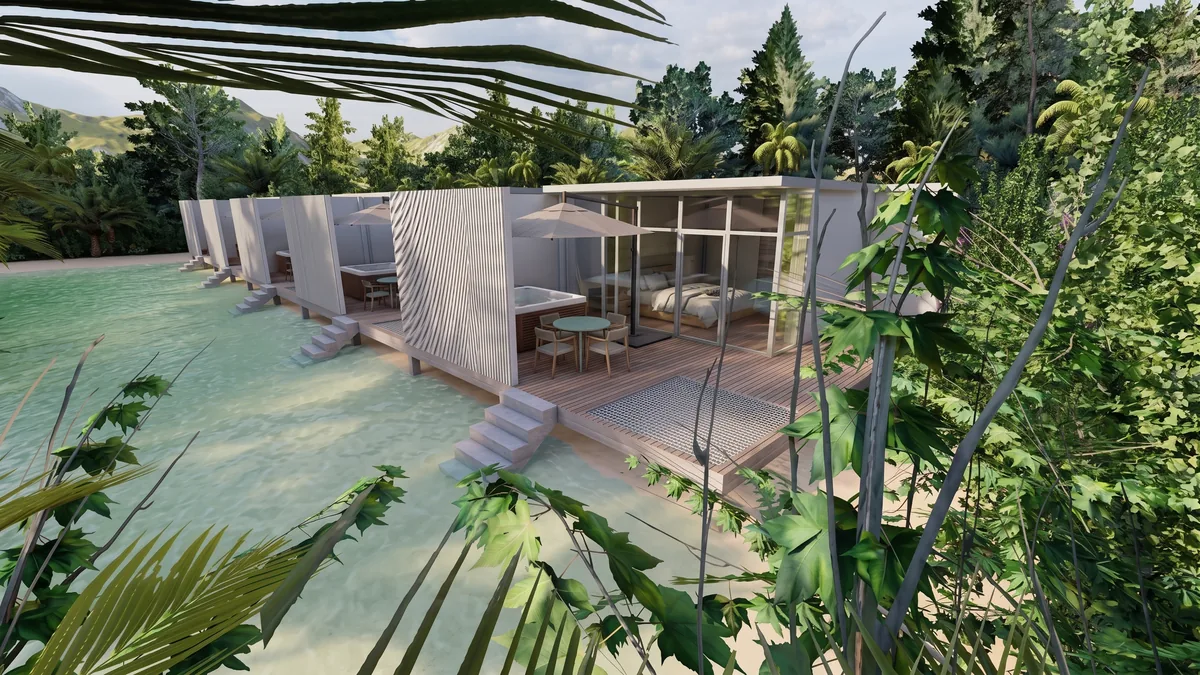 Enabora Luxury Bungalow — vue 3
