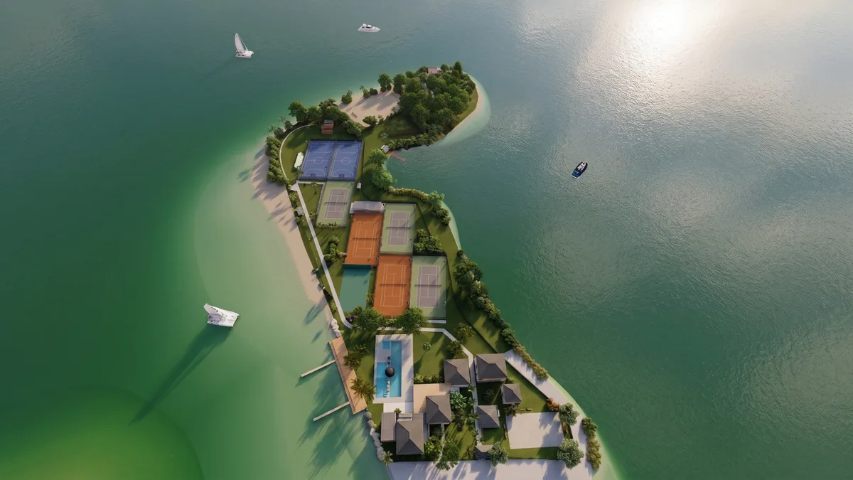 Marina Tennis Club, Pointe-à-Pitre — vue 1