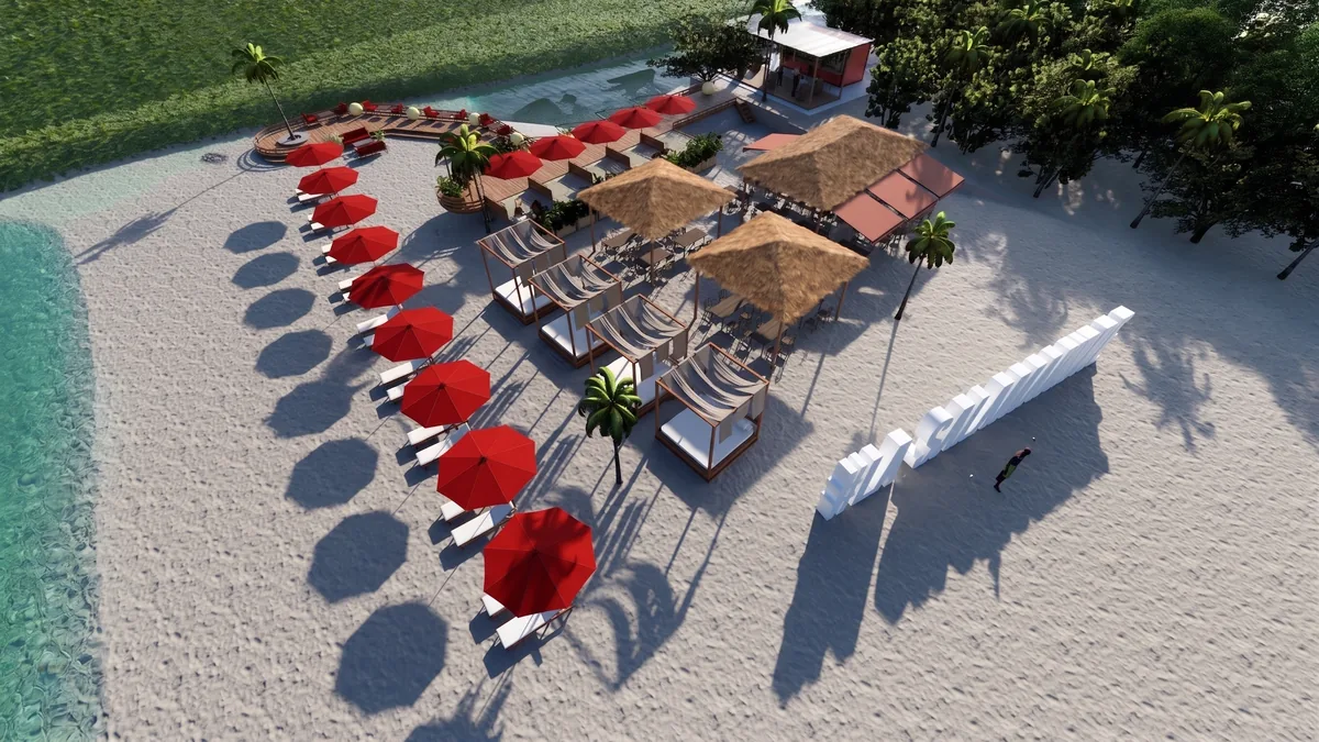 Restaurant de Plage, La Dominique — vue 4